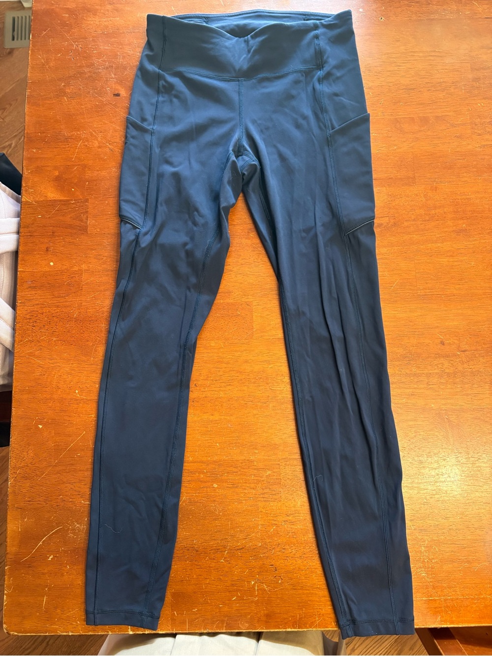 lululemon athletica Navy High-Rise Leggings with Side Pockets